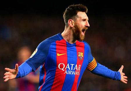 Messi tạo cảm hứng giúp Barca thắng trận.